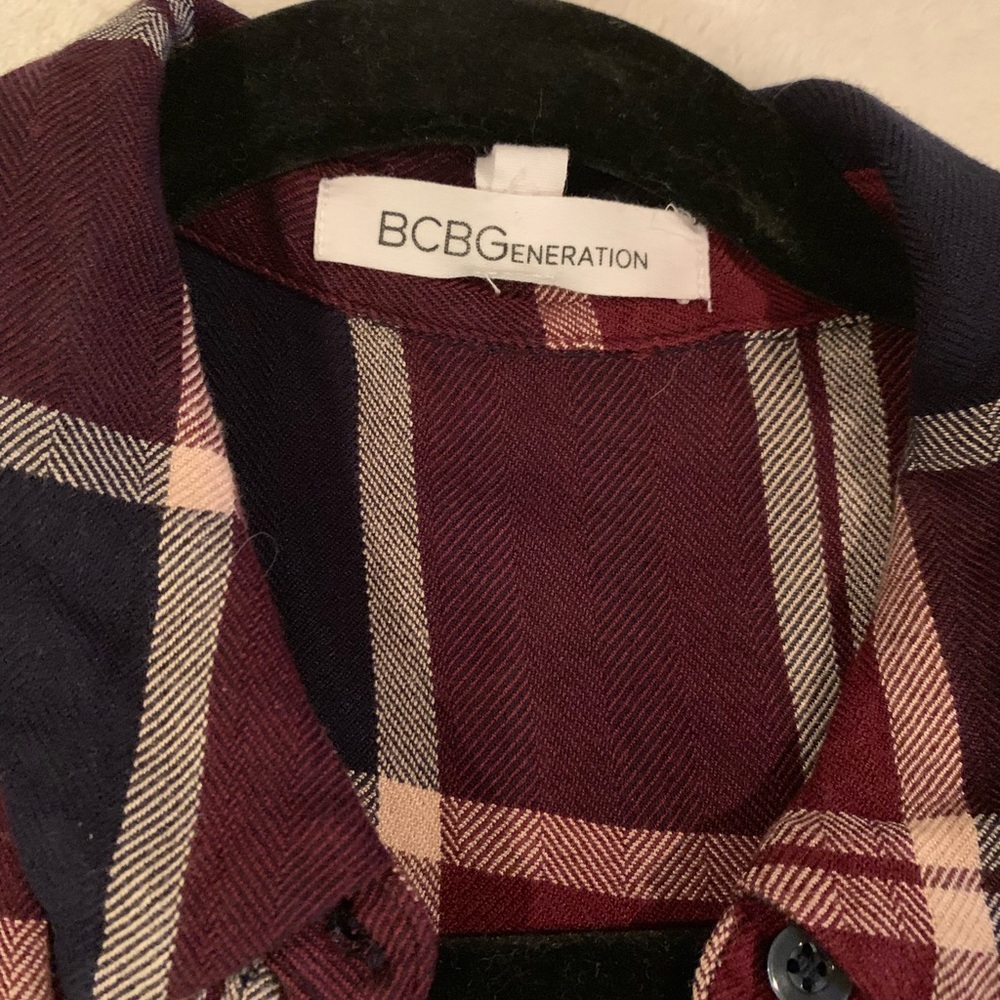 BCBGeneration flannel top - Picture 5 of 5